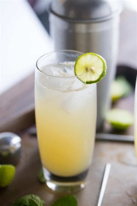 When it comes to summer cocktails, no liquor is more versatile than vodka. Key Lime Vodka Collins - LemonsforLulu.com