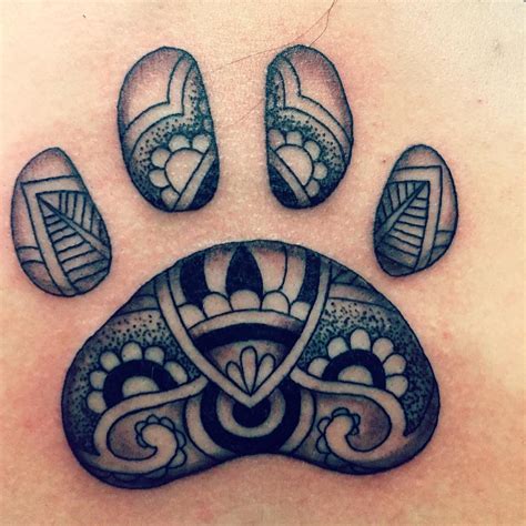 90 Best Paw Print Tattoo Meanings And Designs Nice Trails 2019