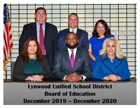 Lynwood Unified School District Board Of Education Board Of Education