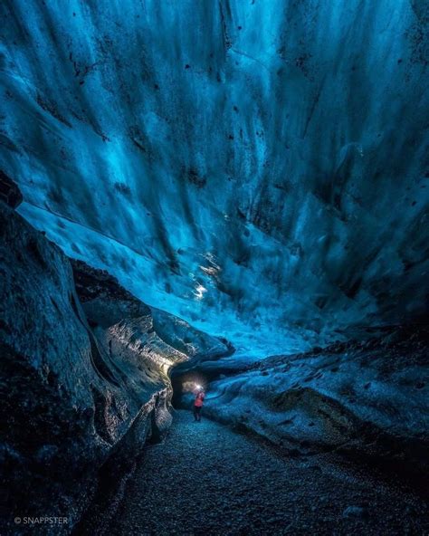 Crystal Ice Cave In Iceland 📷 Snappster Pretty Landscapes Ice