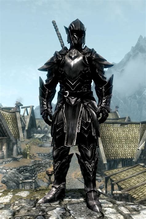 Amazing Ebony Armor Redone At Skyrim Nexus Mods And Community