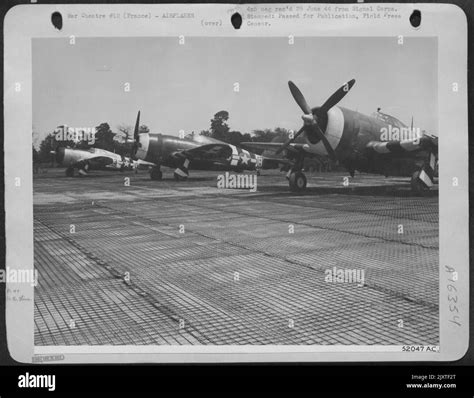 The First Group Of American Planes To Land On An American Airfield In