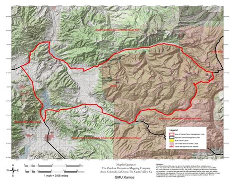 Utah Dwr Kamas Hunt Utah Map By Map The Xperience Avenza Maps
