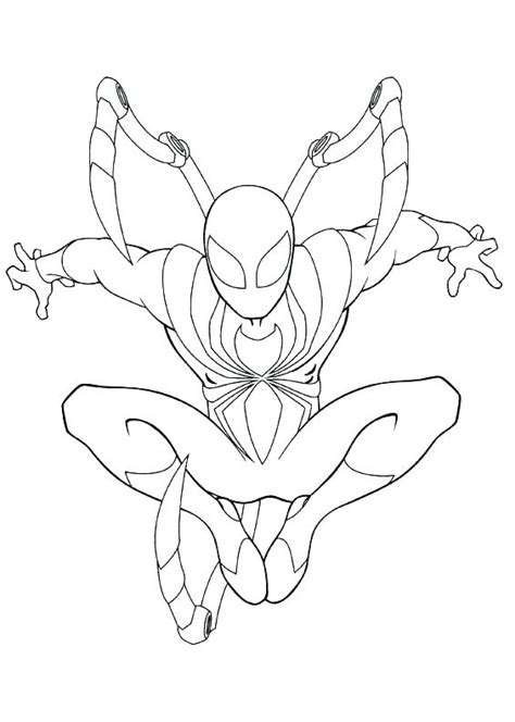 spiderman homecoming coloring pages  getcoloringscom  printable colorings pages