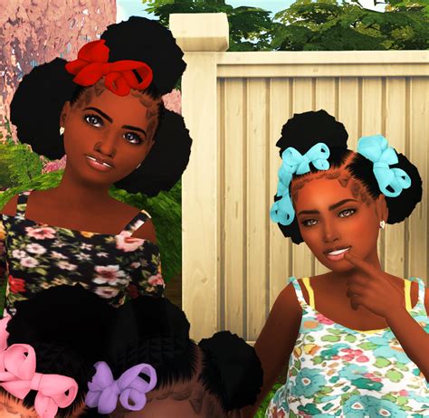 Ebonix Kiddie Hair Pack The Sims 4 Download