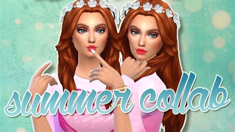 The Sims 4 Create A Sim Summer Collab Wkupcake Sims 4 Create A