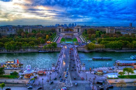 France Houses Rivers Bridges Sky Hdr Paris Hd Wallpaper Rare