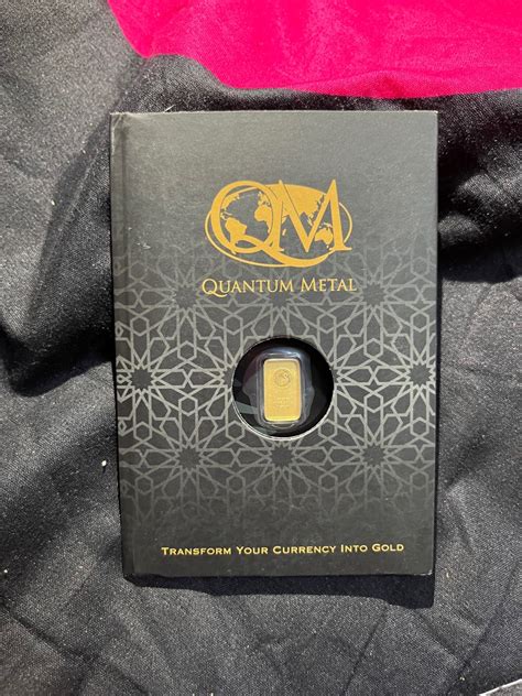 1 Gram Gold Bar Qm Perth Mint Hobbies And Toys Collectibles