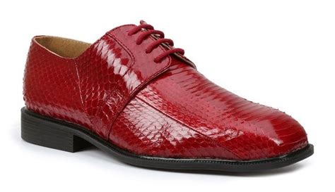 Giorgio Brutini Mens Red Snakeskin Dress Shoes IS In Mens Red Dress Shoes Snake