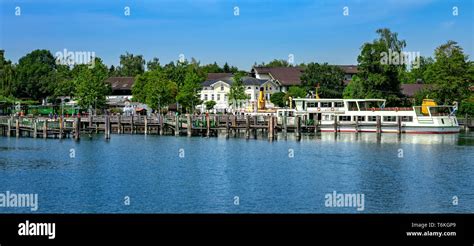 Lake Chiemsee Bavaria Germany Stock Photo Alamy