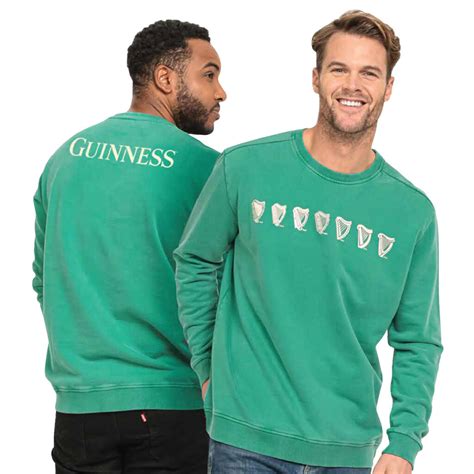 Buy Guinness Green Evolution Uni Sex Crewneck Sweatshirt