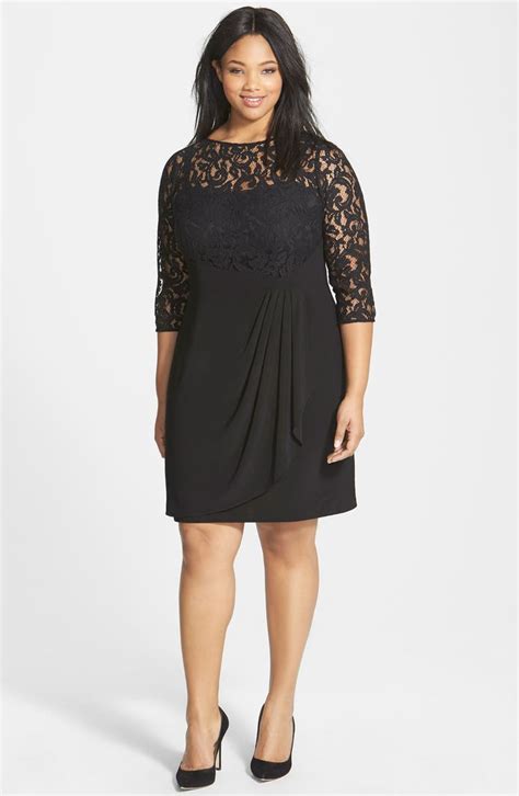 Adrianna Papell Lace Bodice Sheath Dress Plus Size Nordstrom