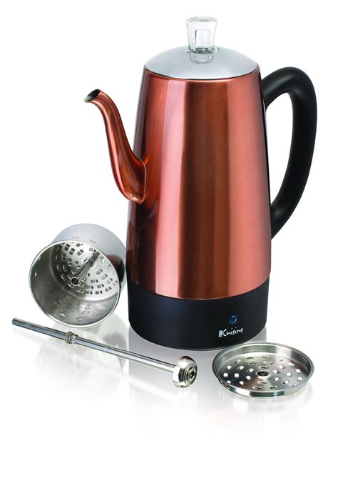 Euro Cuisine Stainless Steel 12 Cup Electric Coffee Percolator