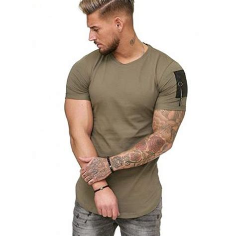 Arm Pocket T Shirts Comelogic In 2020 Slim Fit Mens Shirts Mens Tshirts Slim Fit Men
