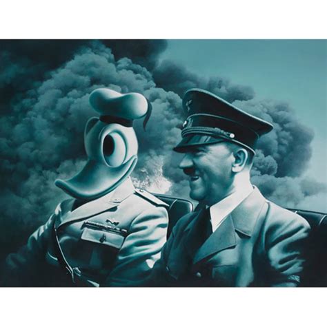 Gottfried Helnwein Donald And Hitler Lithographie Kunstkaufenat