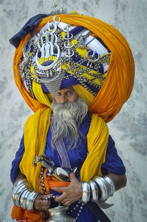 Avtar Singh Is Seen Wearing A Huge Traditional Punjabi Turban Called