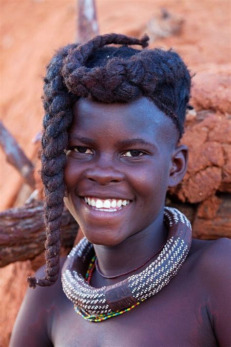 Himba Girl With The Typical Necklace License Image 70354099