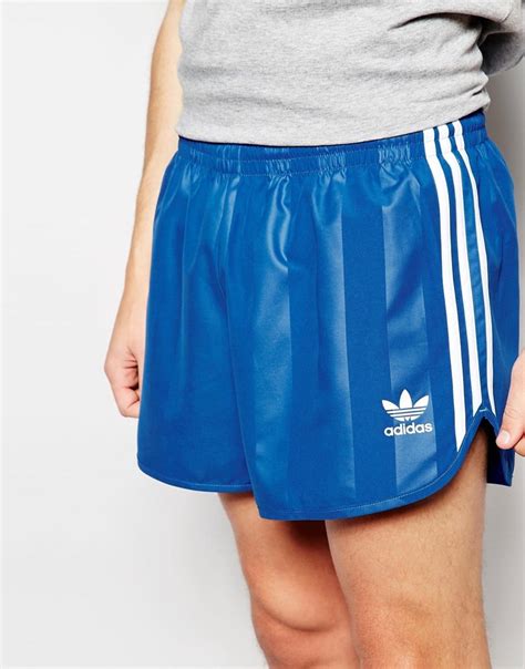 Adidas Originals Synthetic Retro Shorts Aj6933 In Blue For Men Lyst