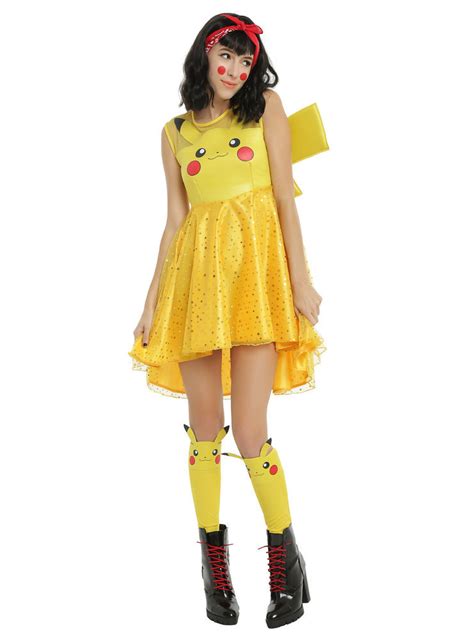 Cosplay Vestido Pikachu Kawaii