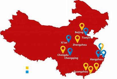 China Schiphol Landkaartje Bestemmingen Wereld Toenemen Blijven