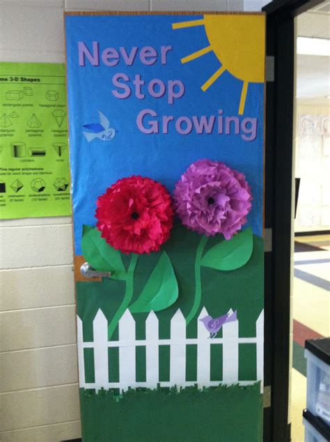 Spring Classroom Door Ideas 4 Garden Theme Classroom Classroom Door Classroom Themes School