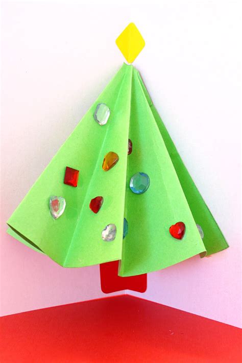 Check spelling or type a new query. Pop Up Christmas Tree Card That Kids Can Make