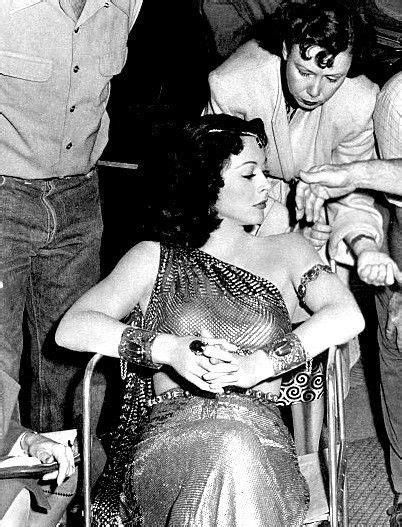 Hedy Lamarr On The Set Of Samson Delilah 1949 Hedy Lamarr Hedy