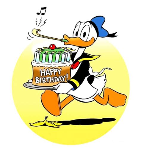 Happy Birthday Donald Duck By Tedjohansson On Deviantart Birthday
