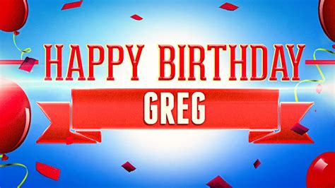 With tenor, maker of gif keyboard, add popular happy birthday greg images animated gifs to your conversations. Happy Birthday Greg - YouTube