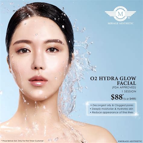 Hydrating Facial Or Hydrafacial Singapore O2 Hydra Glow Facial
