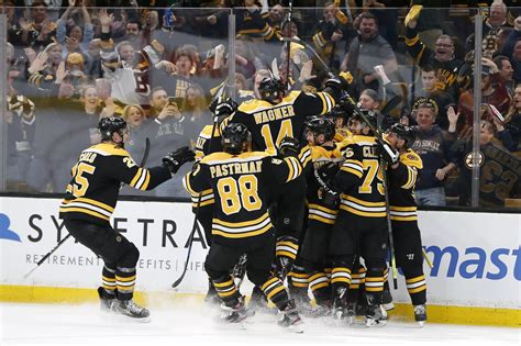 Recap Bruins Start Strong Recover Late To Take Game 1 Over Columbus