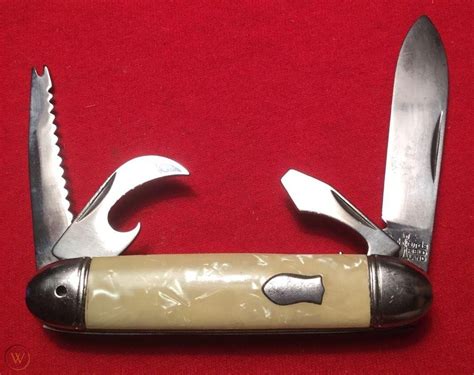 Vintage Richards Sheffield England 1 Blade 5 Tools Camp Pocket Knife