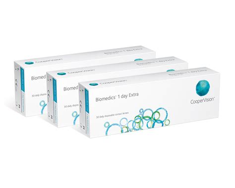 Biomedics Day Extra Pack Daily Disposables Contact Lenses