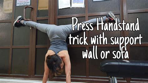 press handstand trick beginner press handstand practice ignite your core youtube
