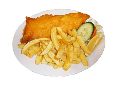 Fish And Chips Dish Transparent Png Stickpng