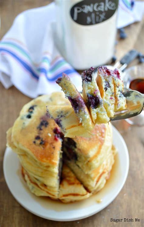 This mix makes batter for pancake or waffles with a fantastic texture and delicious buckwheat flavor. Homemade Fluffy Pancake Mix - Sugar Dish Me