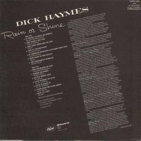 dick haymes rain or shine uk vinyl lp album lp record 512303