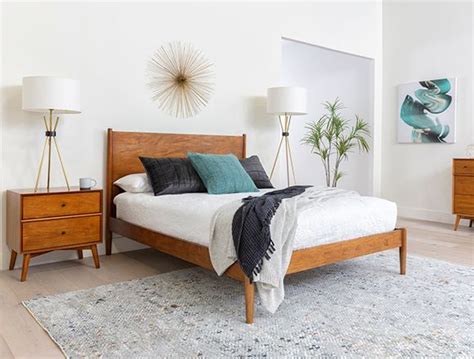 Bedroom Ideas In 2020 Bedroom Set Mid Century Bedroom Modern Wood Bed