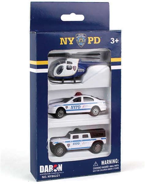 Toy Remote Control And Play Vehicles 3 Piece Daron Nypd Diecast Vehicle