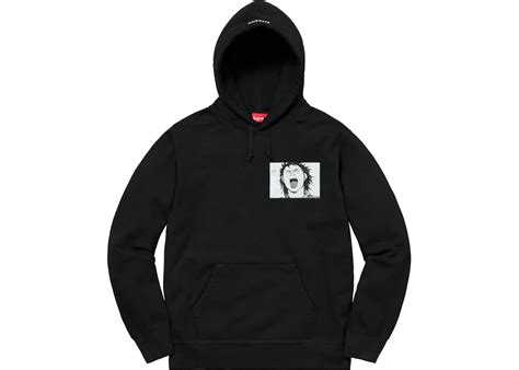 Supreme Akira Patches Hooded Sweatshirt Black Fw17