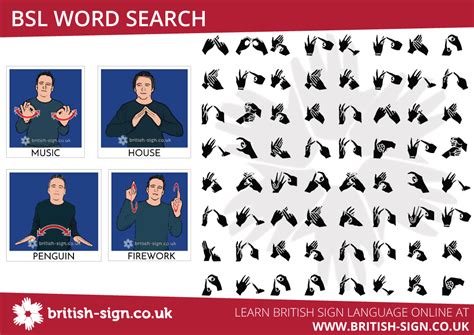 Bsl Word Search Learn British Sign Language Bsl Fingerspelling Info And Resourceslearn