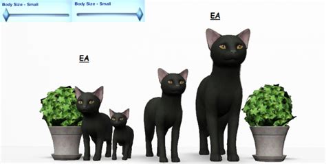 All Ages Cat Sliders By Oneeuromutt Слайдеры и моды для питомцев Sims