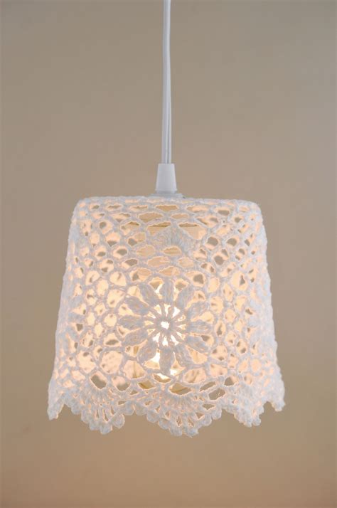 Crafts Lace Lampshade Crochet Lampshade Crochet Lamp
