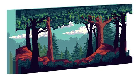 Pixel Art Forest Pack By Dubpixel