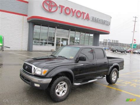 2001 Black Sand Pearl Toyota Tacoma V6 Trd Double Cab 4x4 58501463