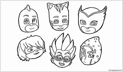 Pj Masks Pages Coloring Unusual