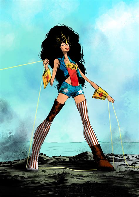Artstation Wonder Woman Redesignillustration