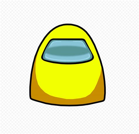 Hd Yellow Among Us Character Crewmate Face Front View Png Citypng