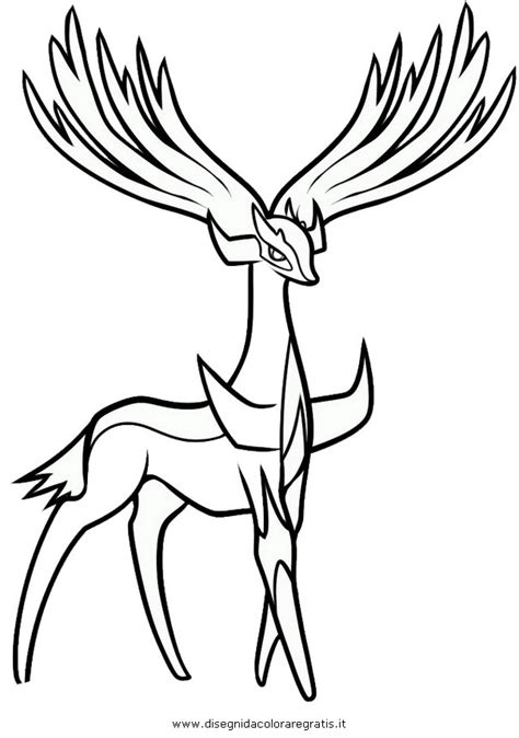 Xerneas Coloring Pages Coloring Pages