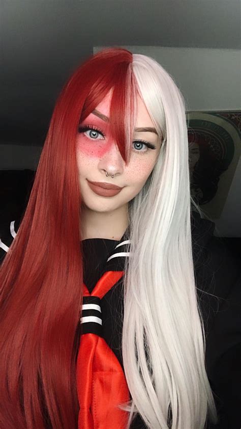 Self Female Shoto Todoroki Cosplay Rcosplay